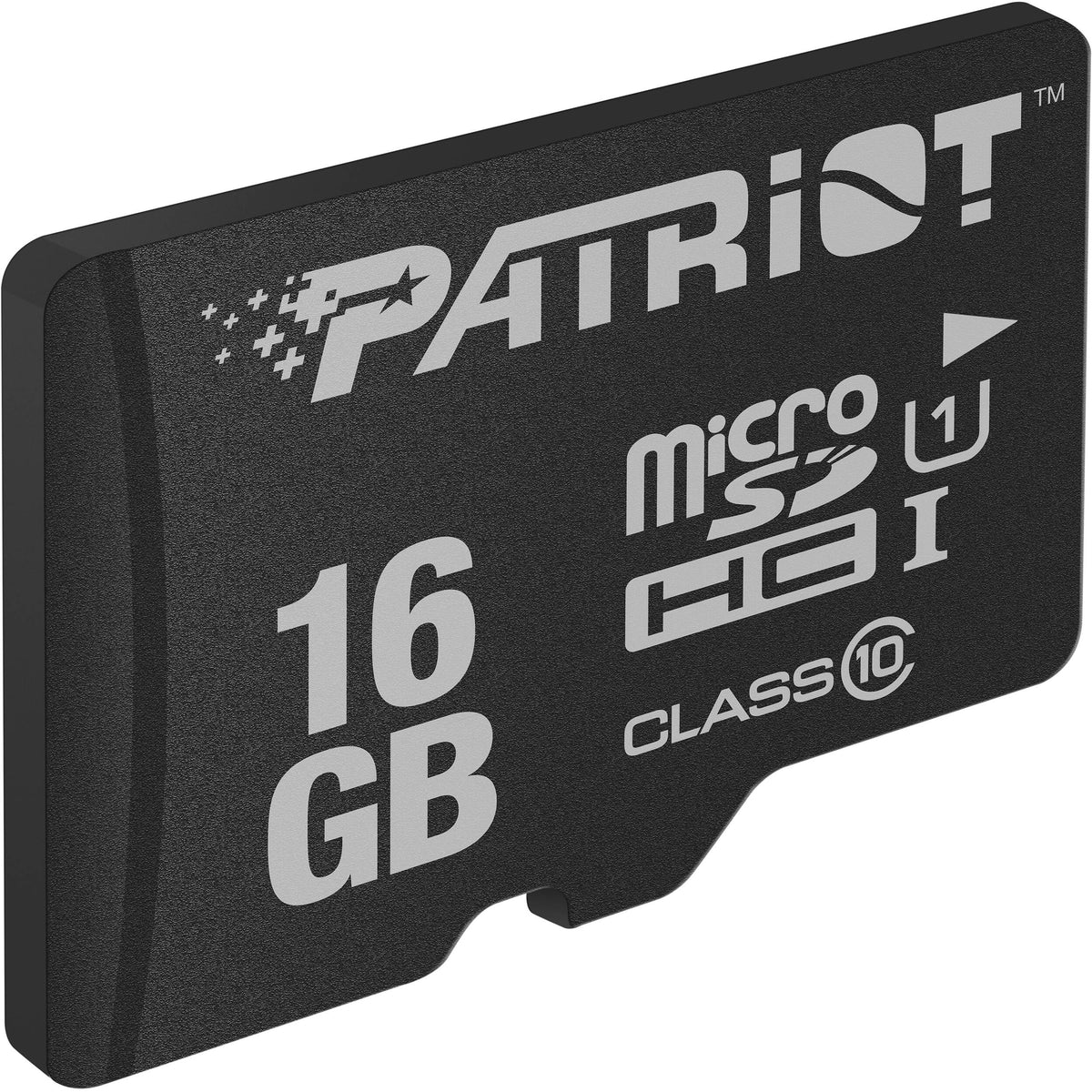 Tarjeta Patriot 16GB LX Serie UHS-I microSDHC - vista frontal
