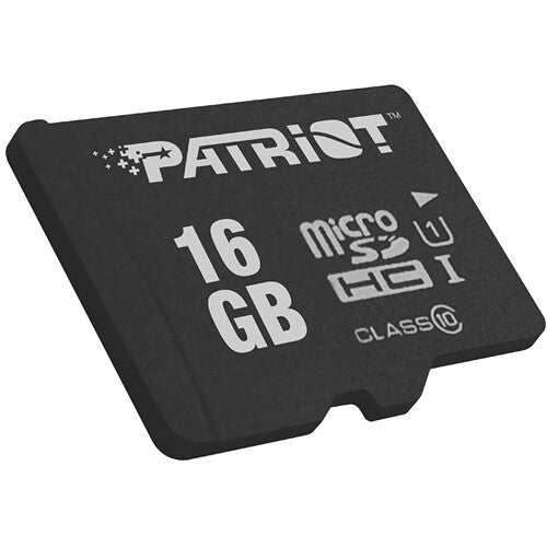 Tarjeta Patriot 16GB LX Serie UHS-I microSDHC - vista trasera
