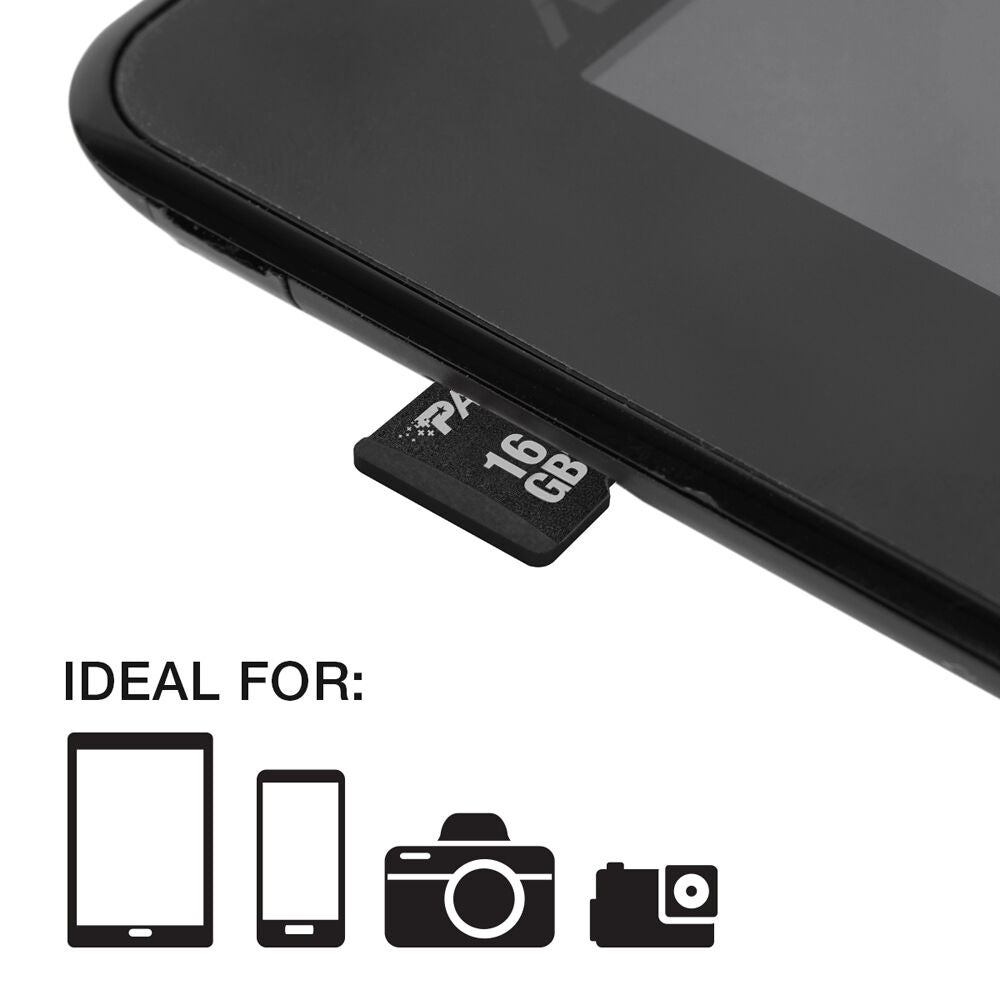 Tarjeta Patriot 16GB LX Serie UHS-I microSDHC - en uso