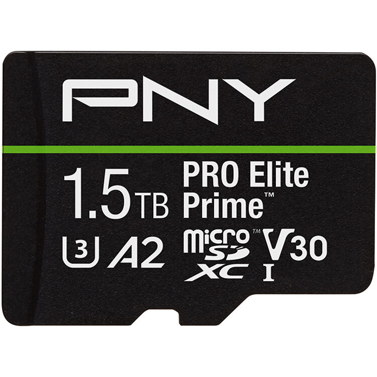 Tarjeta PNY 1.5TB PRO Elite Prime microSDXC con SD Adapter - vista principal