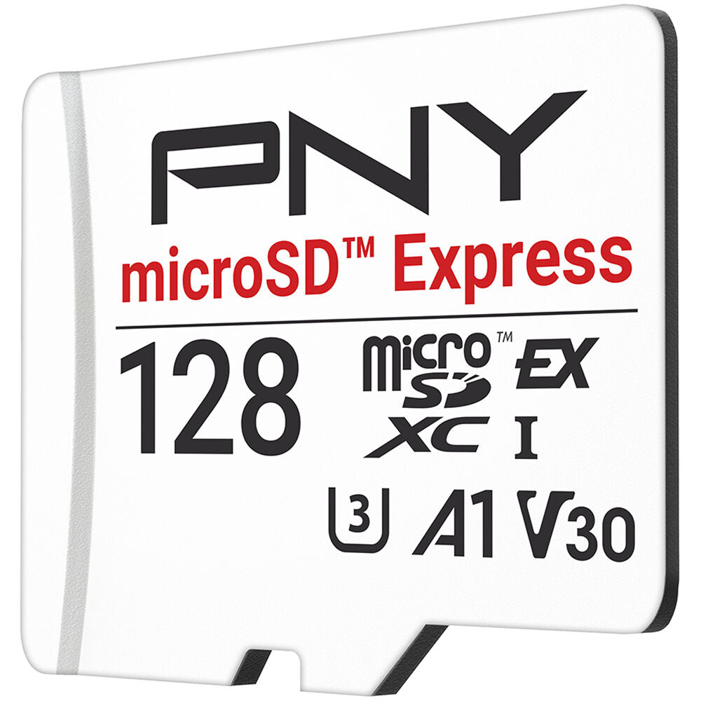 Tarjeta PNY 128GB microSD Express - vista frontal