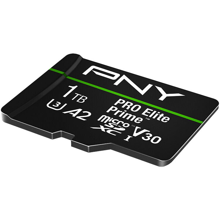 Tarjeta PNY 1TB PRO Elite Prime microSDXC con SD Adapter - vista trasera