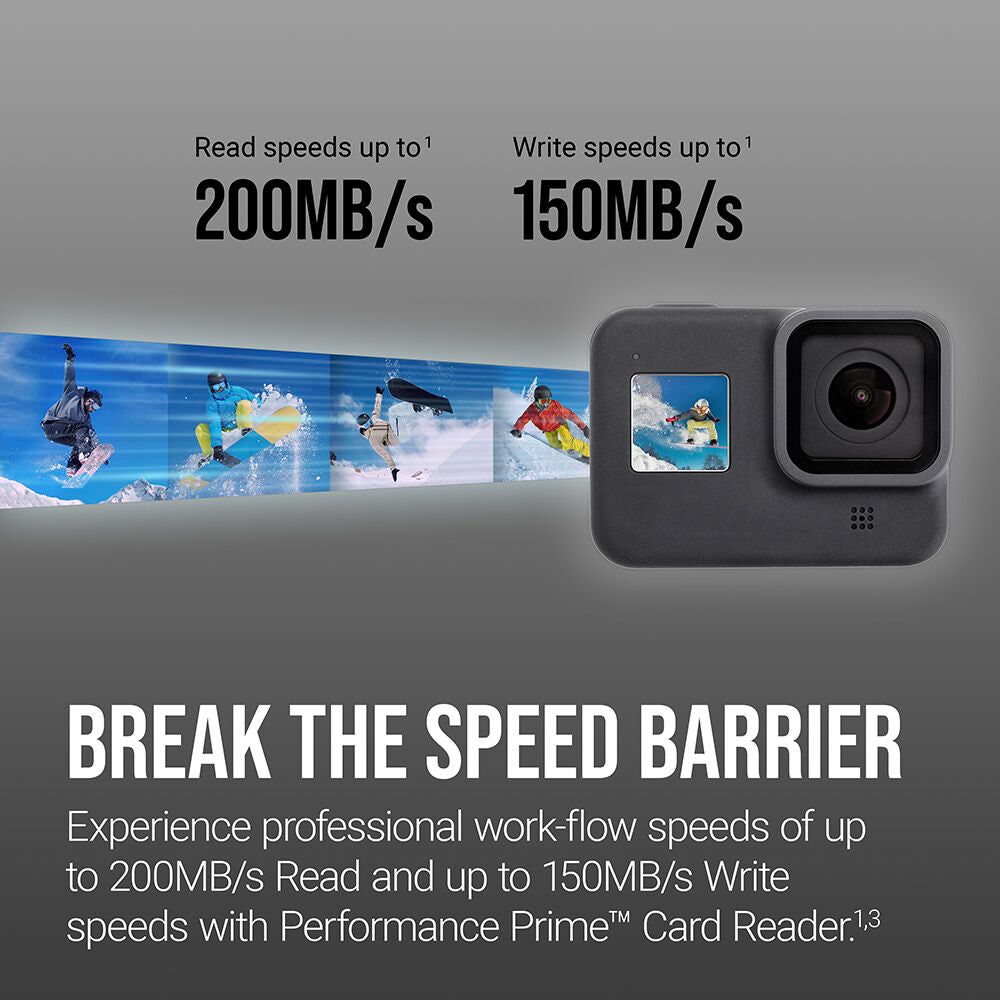Tarjeta PNY 1TB PRO Elite Prime microSDXC con SD Adapter - puertos y conexiones