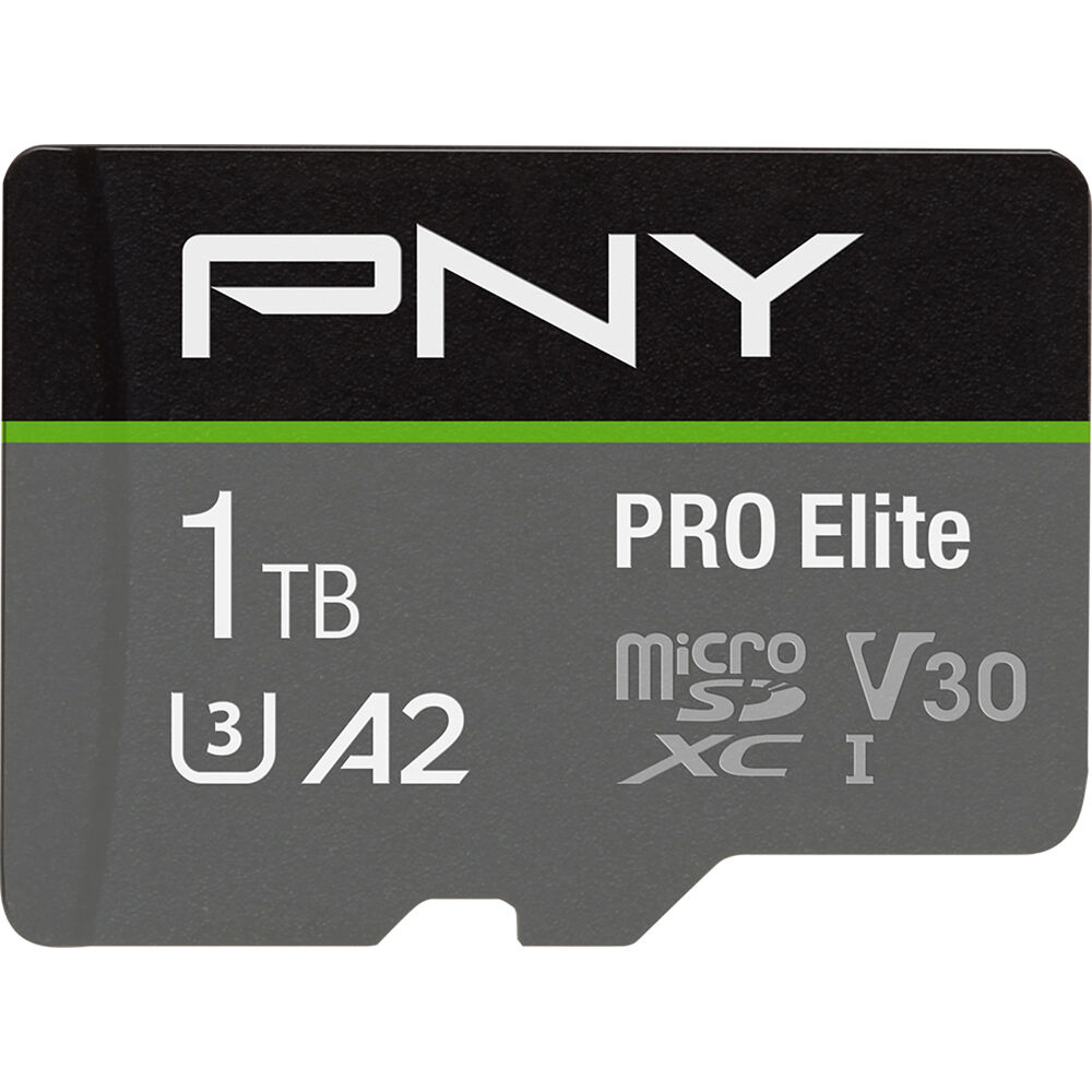 Tarjeta PNY 1TB PRO Elite UHS-I microSDXC con SD Adapter - vista principal