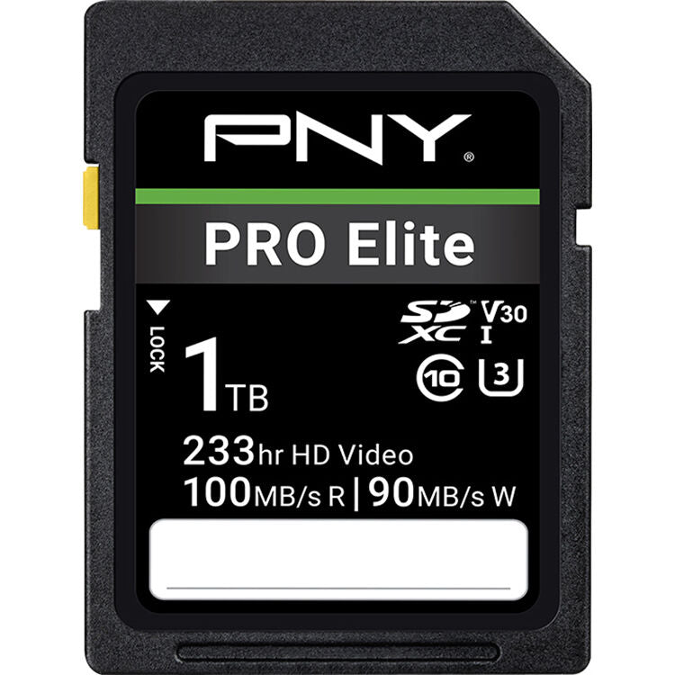 Tarjeta PNY 1TB PRO Elite UHS-I SDXC - vista principal