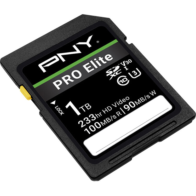 Tarjeta PNY 1TB PRO Elite UHS-I SDXC - vista frontal