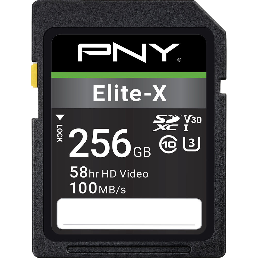 Tarjeta PNY 256GB Elite-X UHS-I SDXC - vista principal
