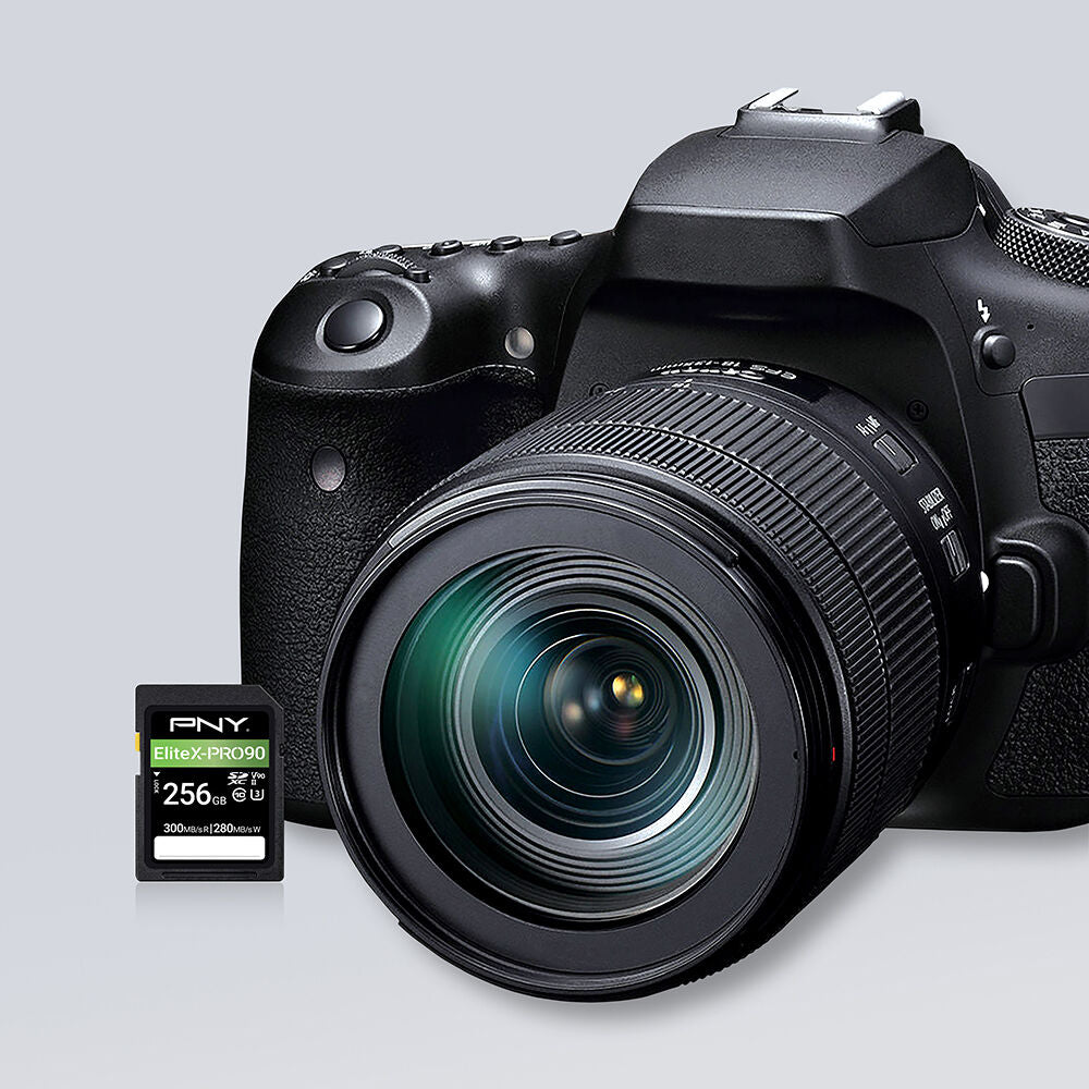 Tarjeta PNY 256GB EliteX-PRO 90 UHS-II SDXC - contenido de la caja