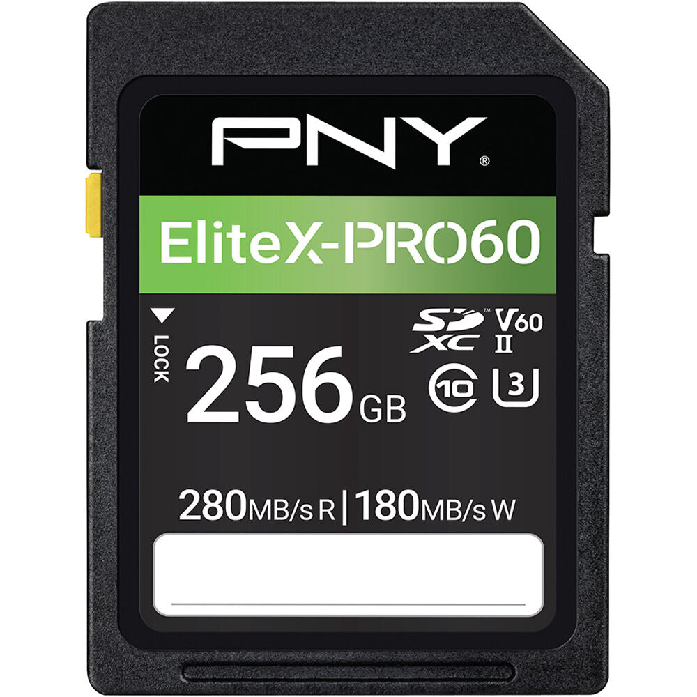 Tarjeta PNY 256GB EliteX-PRO60 UHS-II SDXC - vista principal