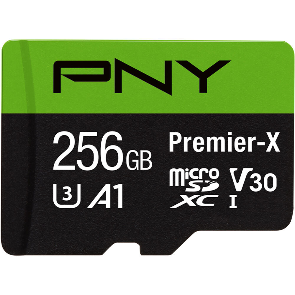 Tarjeta PNY 256GB Premier-X UHS-I microSDXC con SD Adapter - vista principal