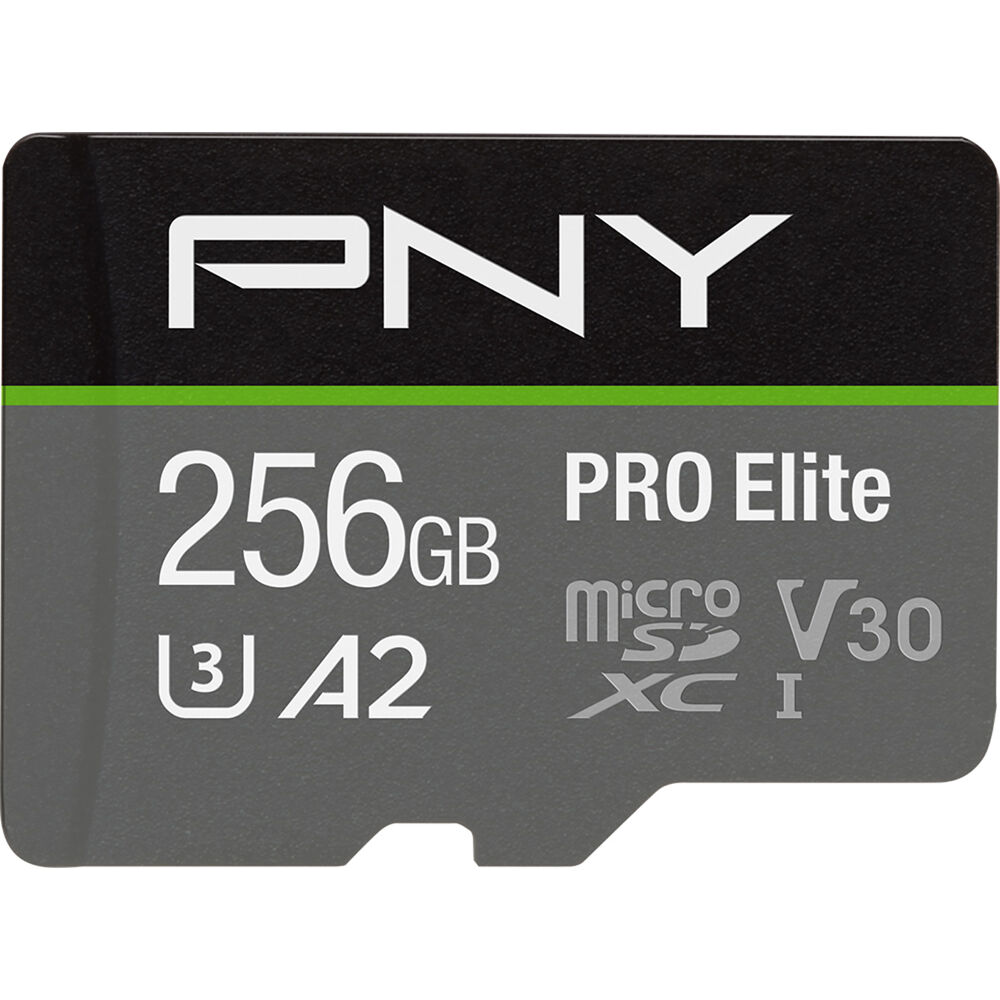 Tarjeta PNY 256GB PRO Elite UHS-I microSDXC con SD Adapter - vista principal