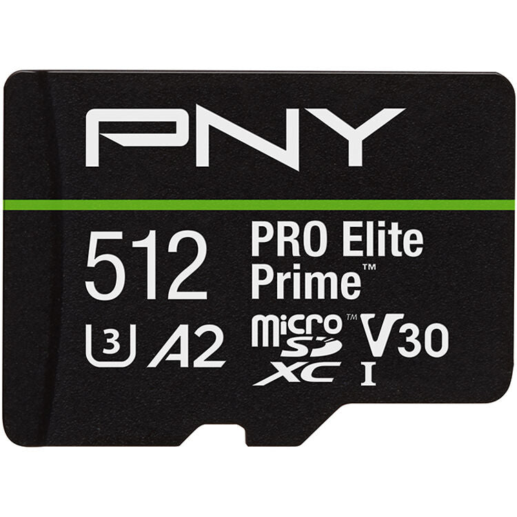 Tarjeta PNY 512GB PRO Elite Prime microSDXC con SD Adapter - vista principal