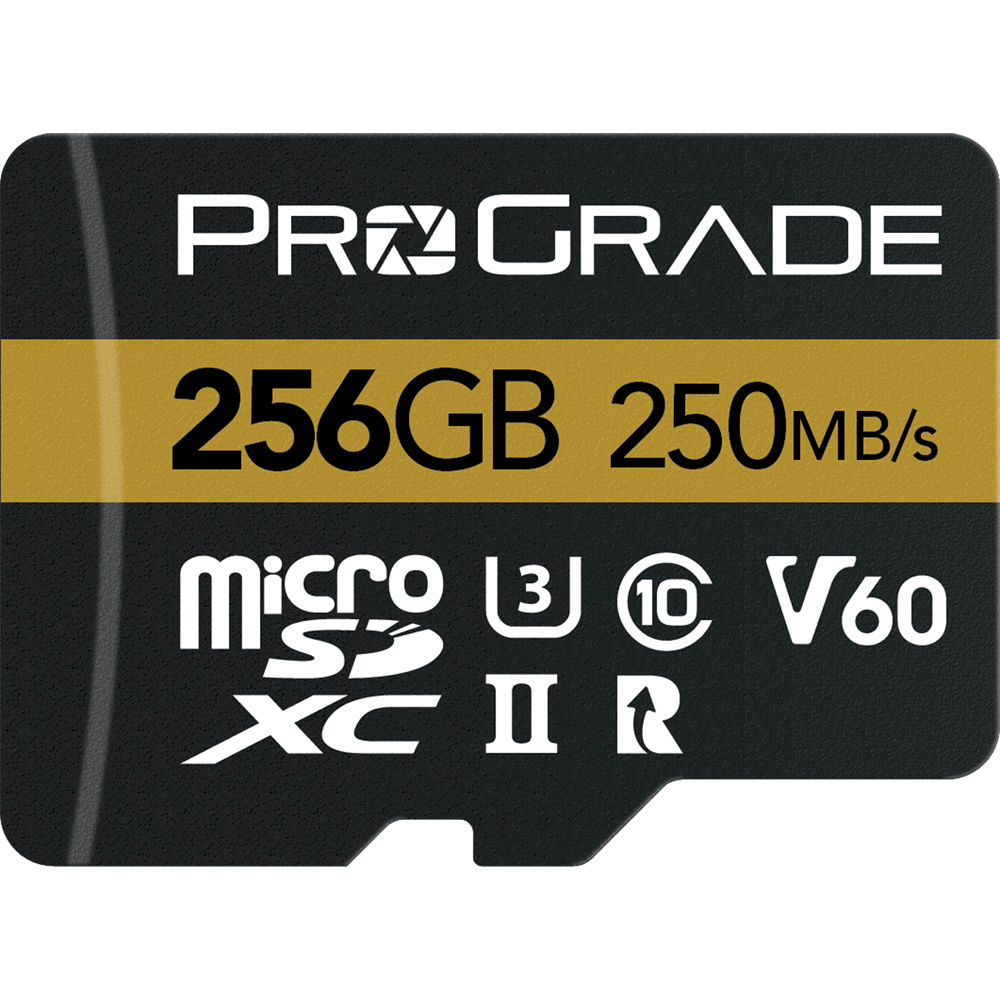 Tarjeta ProGrade Digital 256GB UHS-II microSDXC con SD Adapter - vista principal