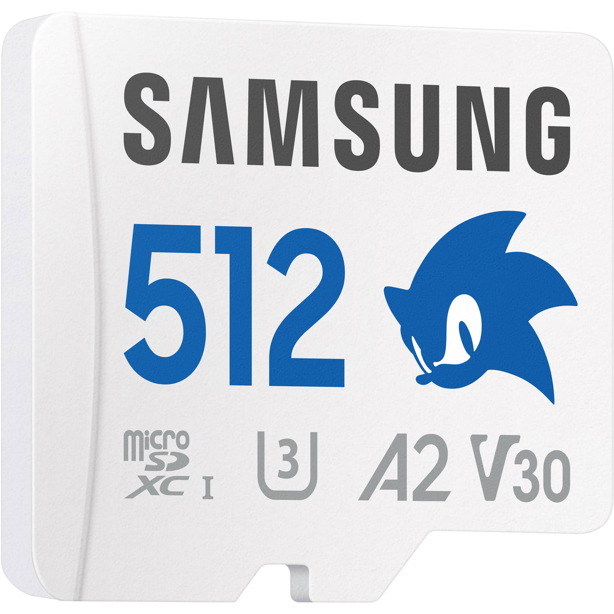 Tarjeta Samsung 512GB PRO Plus Sonic the Hedgehog UHS-I microSDXC con SD Adapter - vista trasera