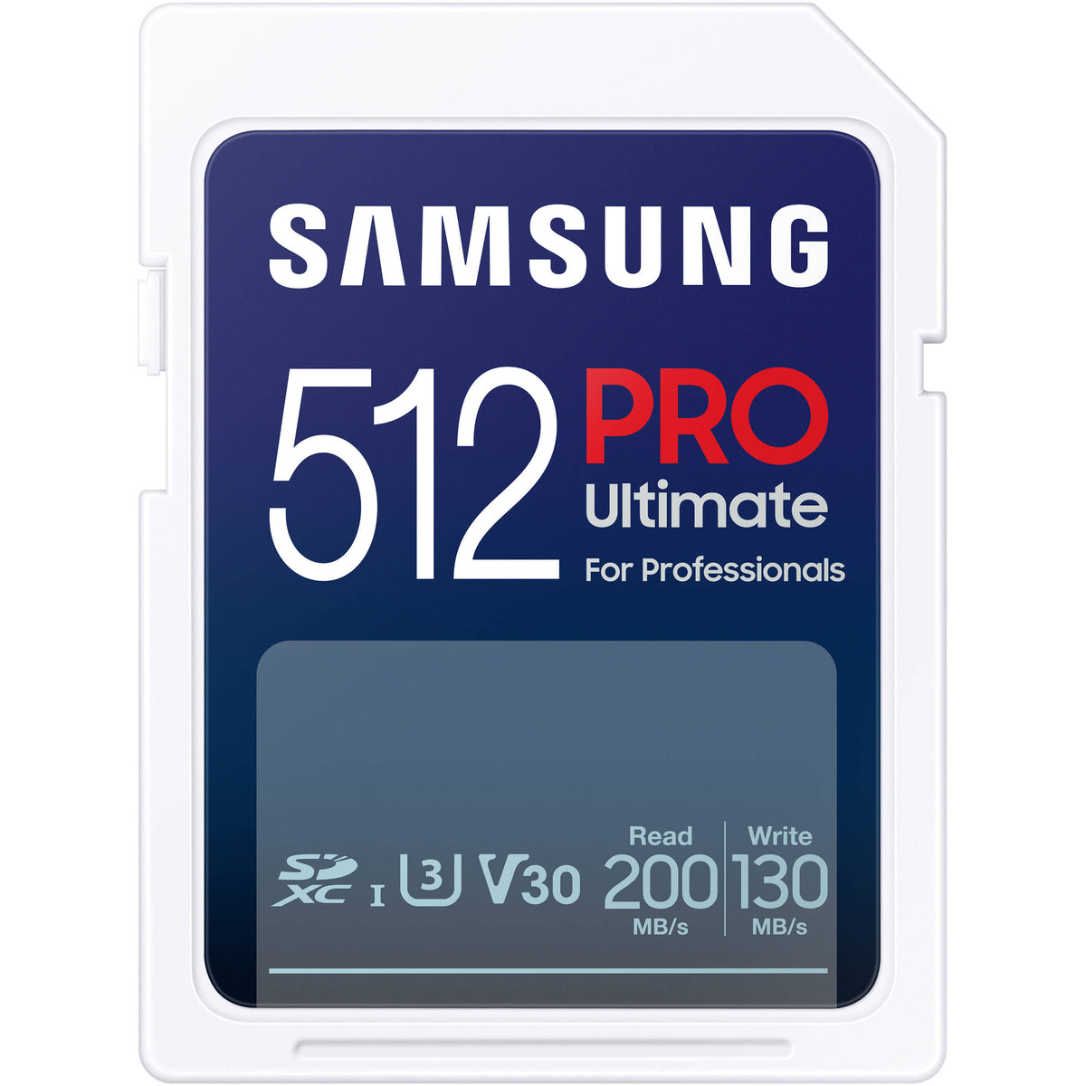 Tarjeta Samsung 512GB PRO Ultimate UHS-I SD con Reader - vista trasera