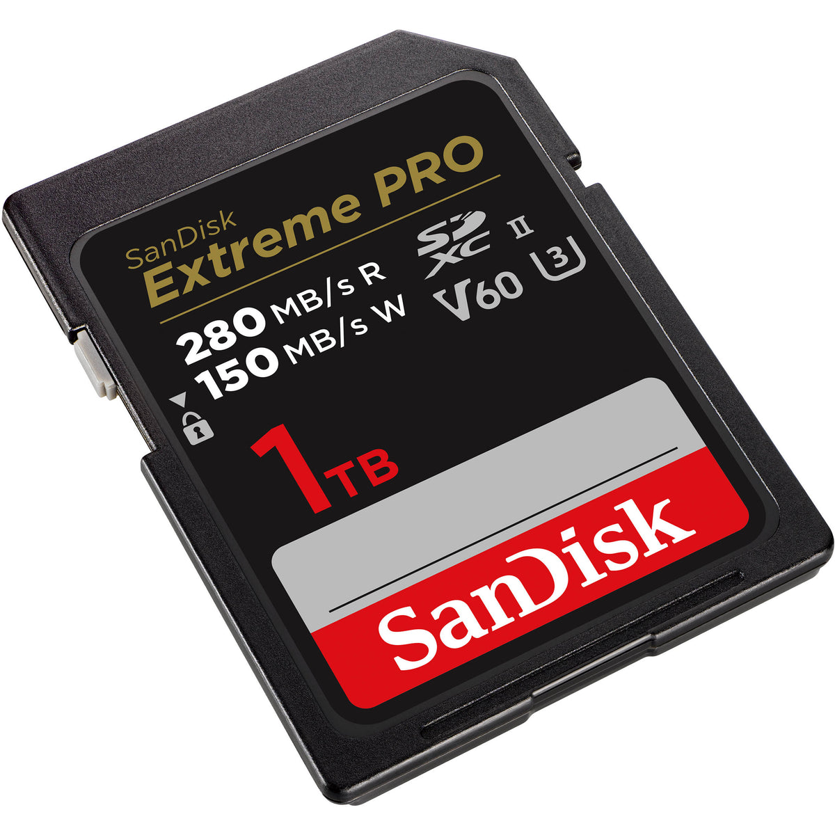 Tarjeta SanDisk 1TB Extreme PRO UHS-II SDXC - vista frontal