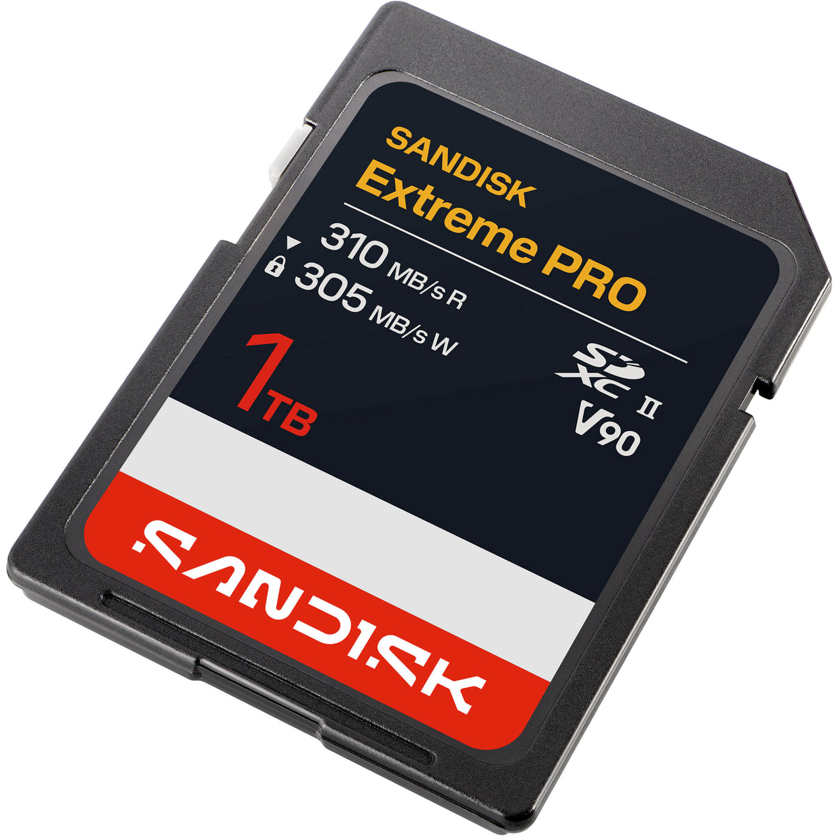 Tarjeta SanDisk 1TB Extreme PRO UHS-II SDXC - vista frontal