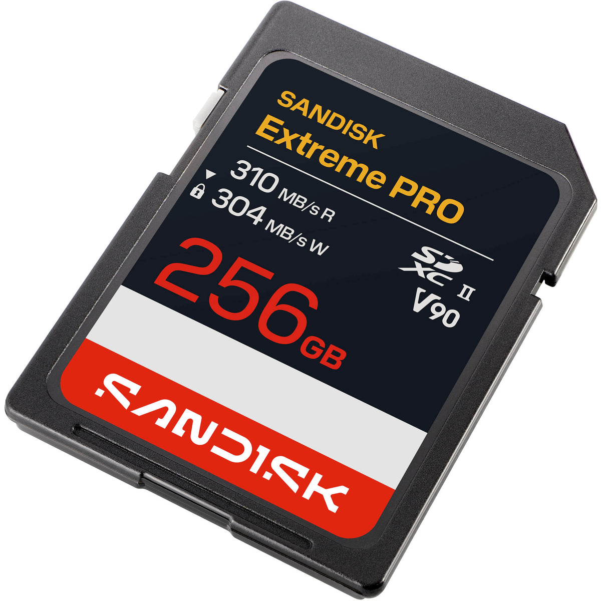 Tarjeta SanDisk 256GB Extreme PRO UHS-II SDXC (5-Pack) - vista frontal