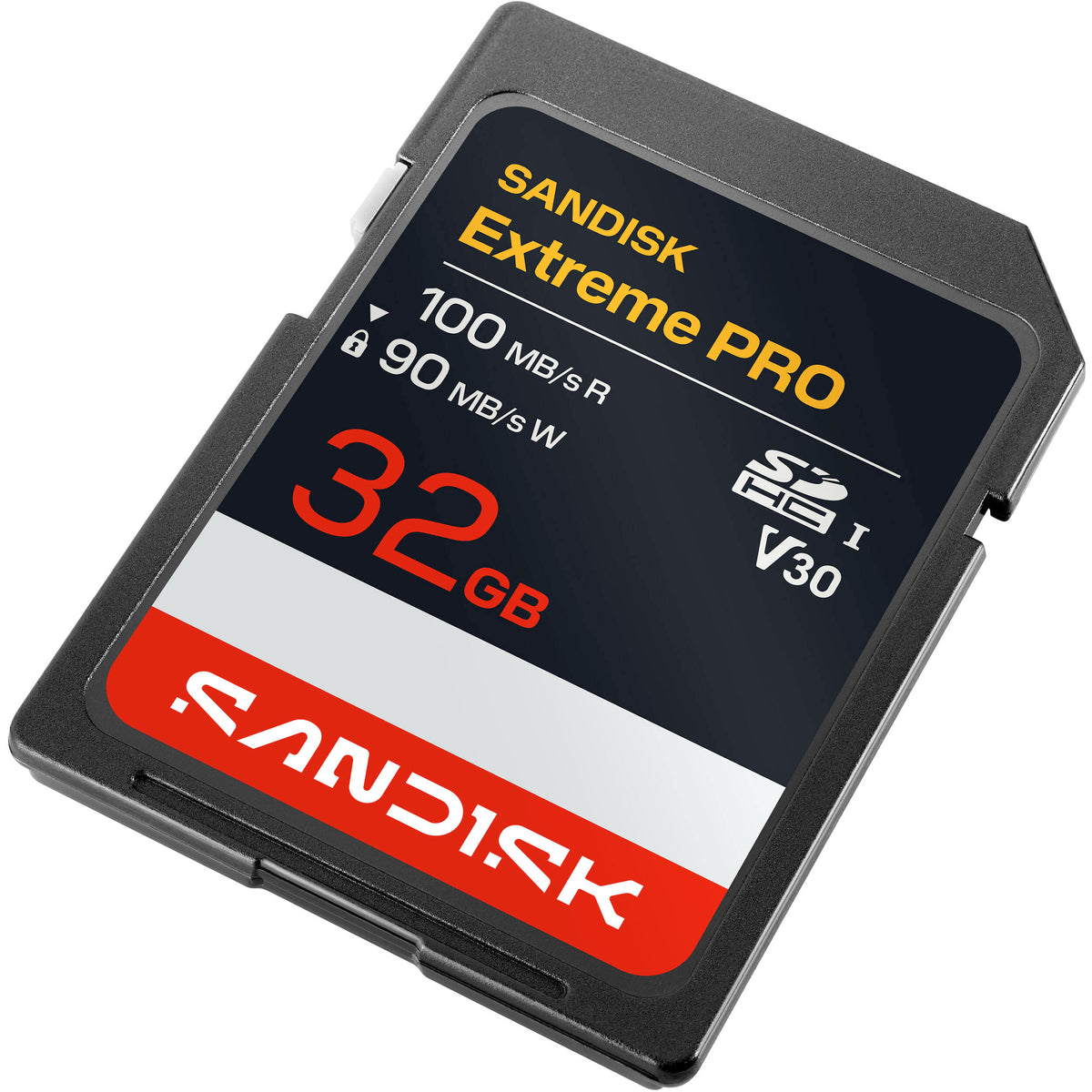 Tarjeta SanDisk 32GB Extreme PRO UHS-I SDHC - vista trasera