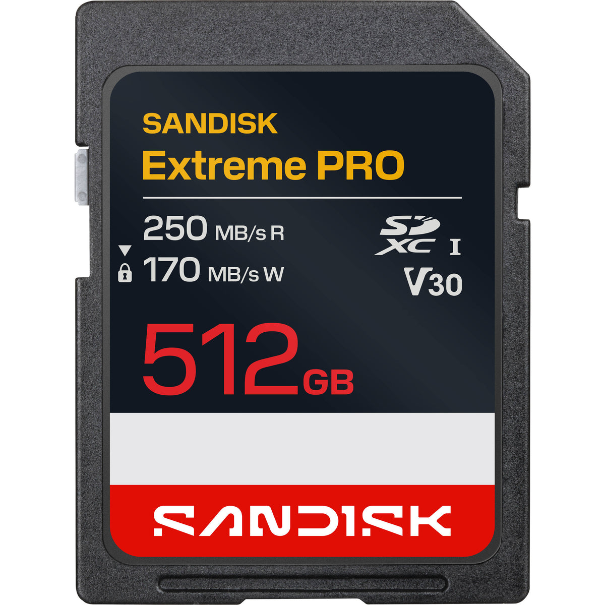 Tarjeta SanDisk 512GB Extreme PRO UHS-I SDXC - vista principal