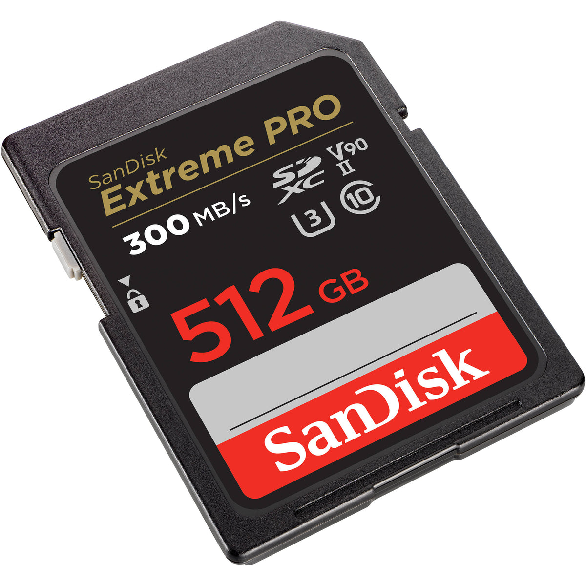Tarjeta SanDisk 512GB Extreme PRO UHS-II SDXC (3-Pack) - vista trasera