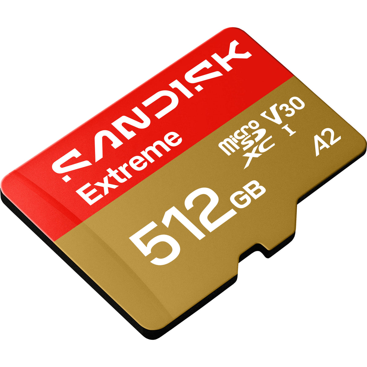 Tarjeta SanDisk 512GB Extreme UHS-I microSDXC - vista frontal
