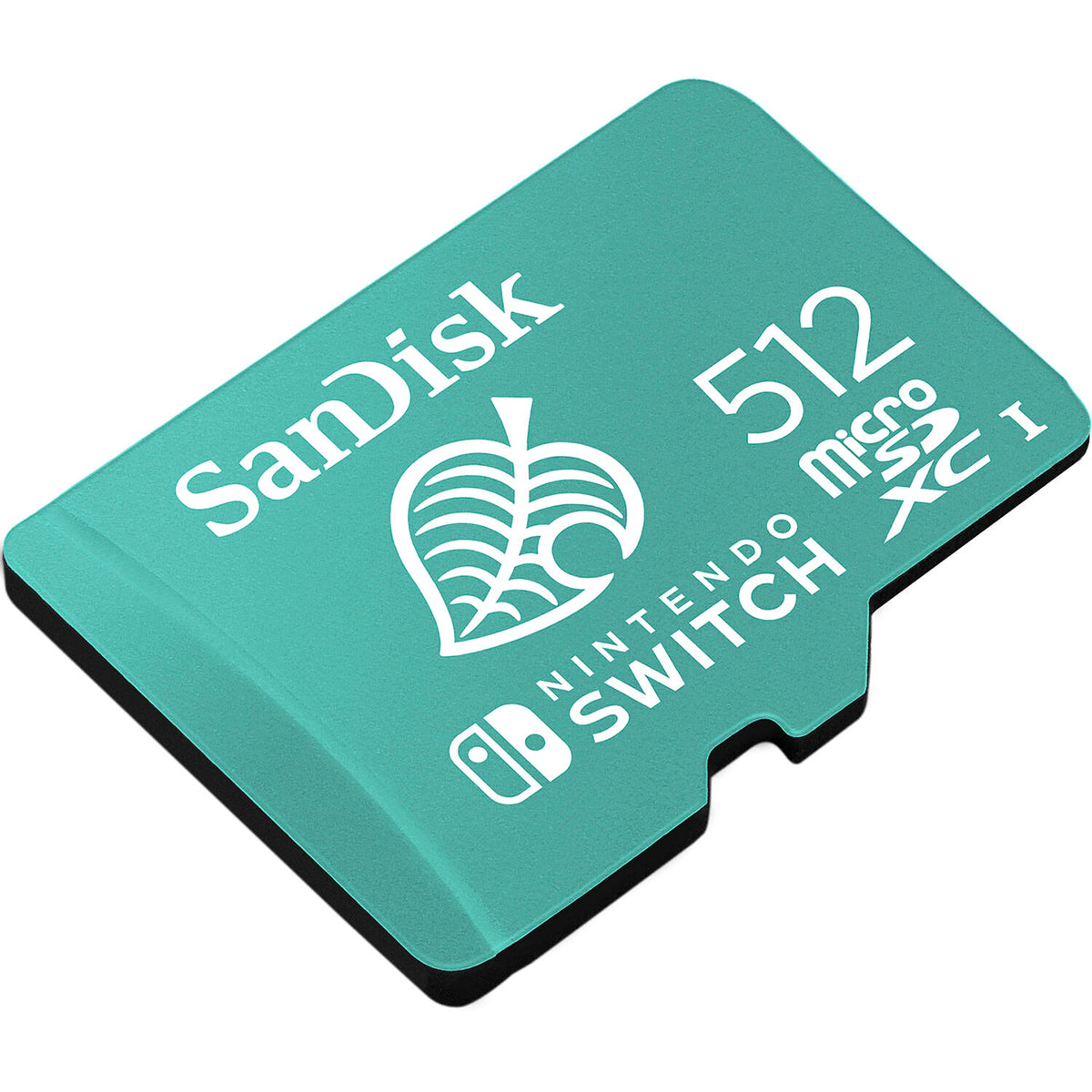 Tarjeta SanDisk 512GB UHS-I microSDXC para the Nintendo Switch - vista frontal