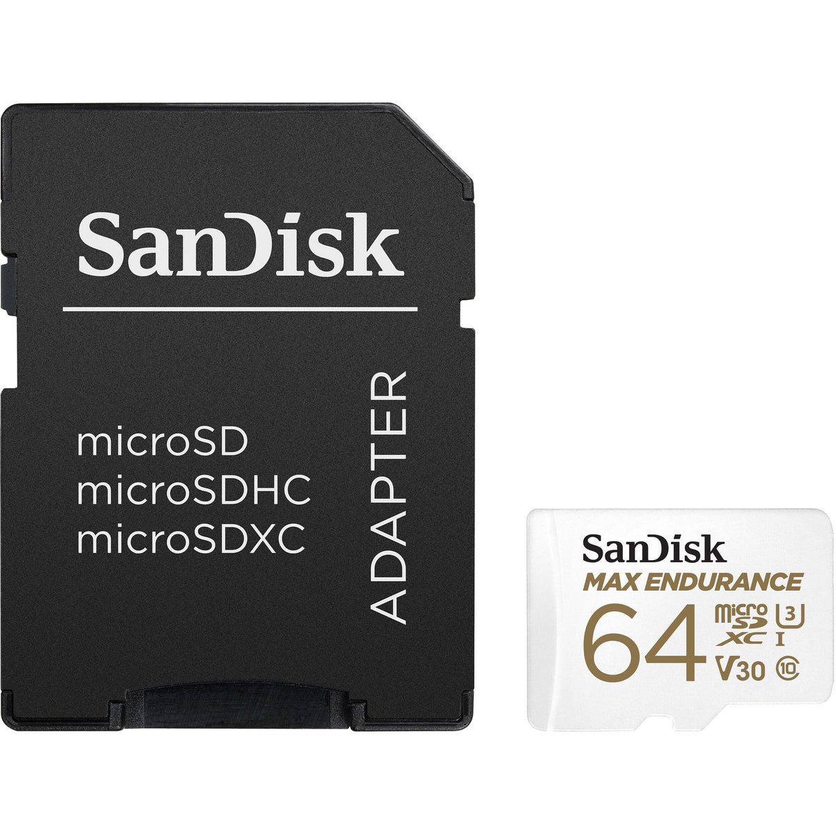 Tarjeta SanDisk 64GB MAX ENDURANCE UHS-I microSDXC con SD Adapter - vista principal