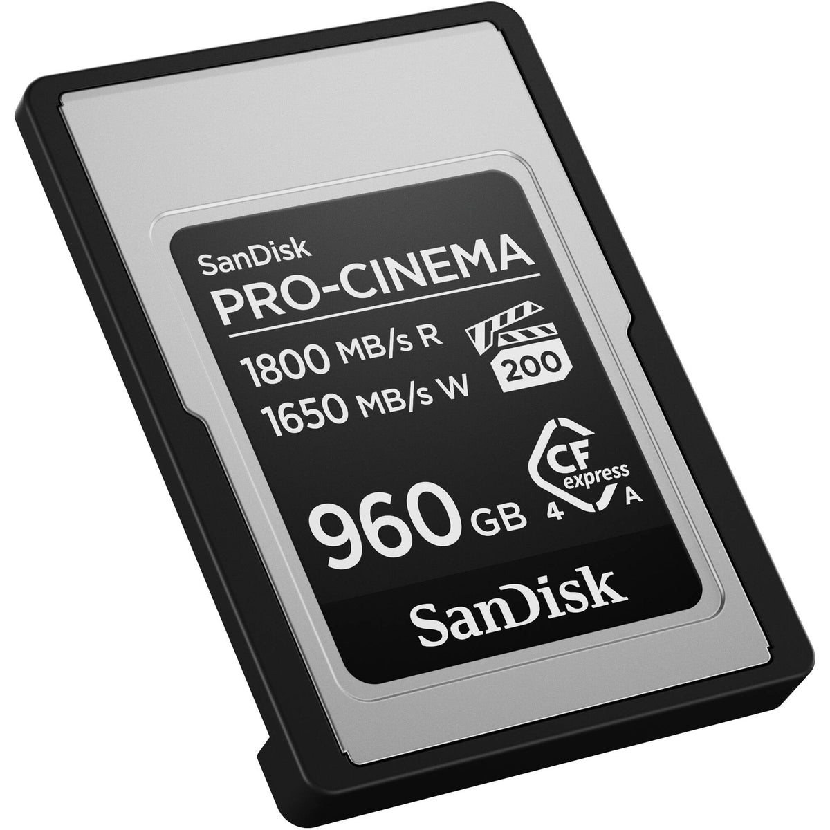 Tarjeta SanDisk 960GB PRO-CINEMA CFexpress Type A - vista frontal