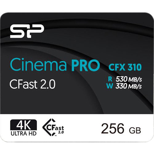 Tarjeta Silicon Power 256GB Cinema PRO CFX 310 cFAST 2.0 - vista principal
