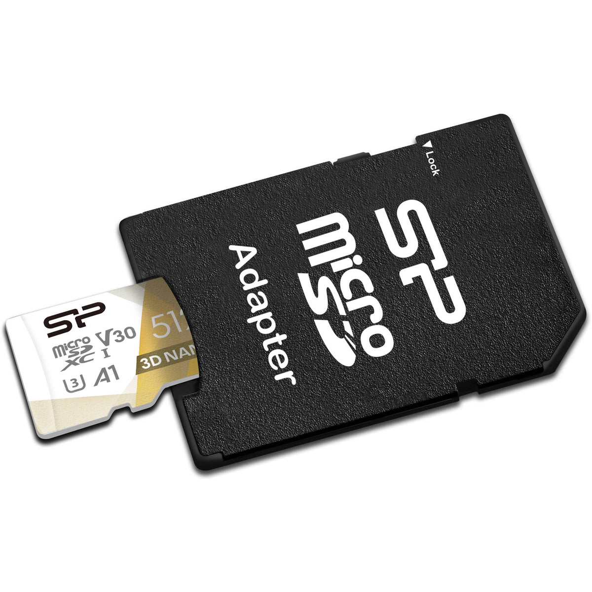 Tarjeta Silicon Power 512GB Superior Pro UHS-I microSDXC - vista frontal