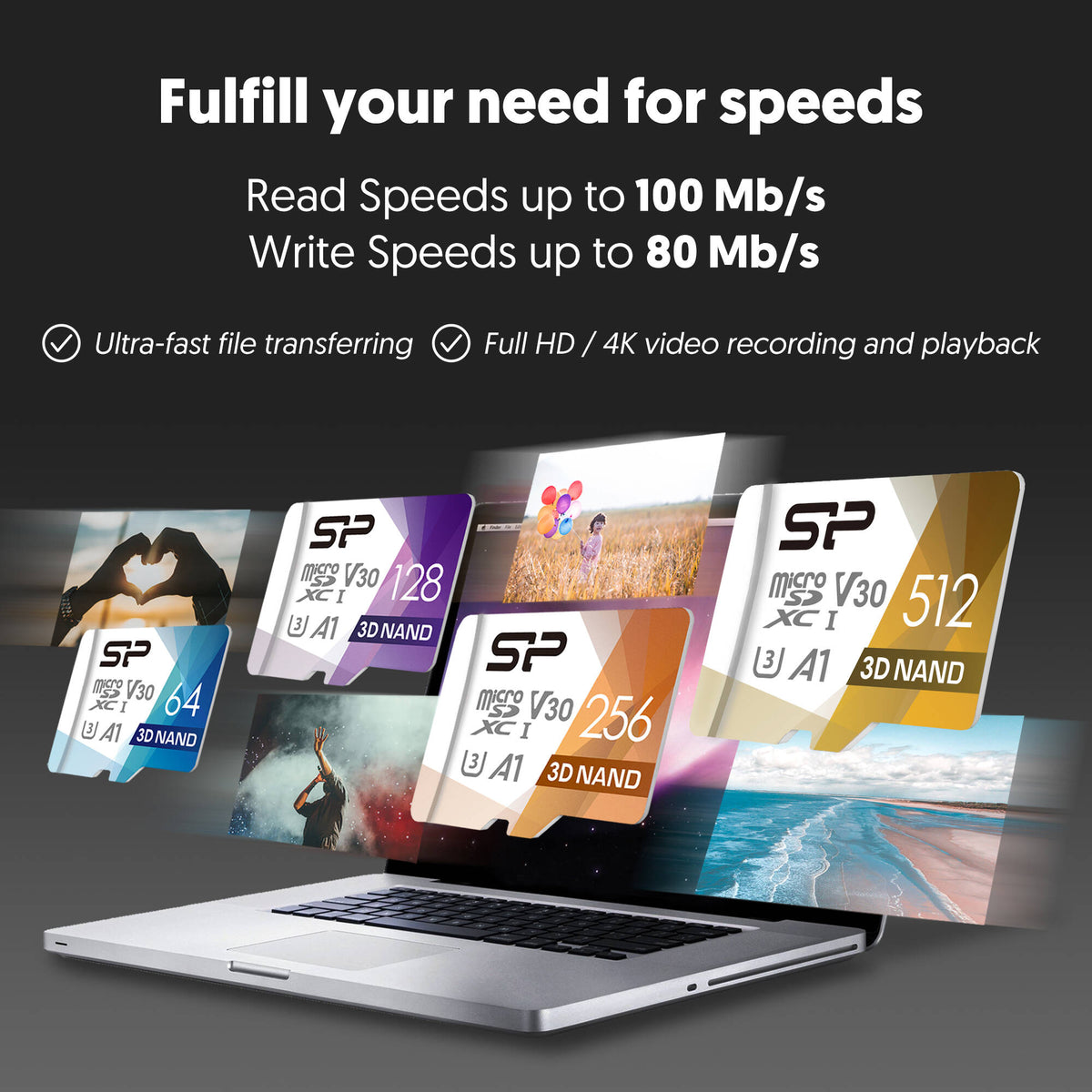 Tarjeta Silicon Power 512GB Superior Pro UHS-I microSDXC - detalle