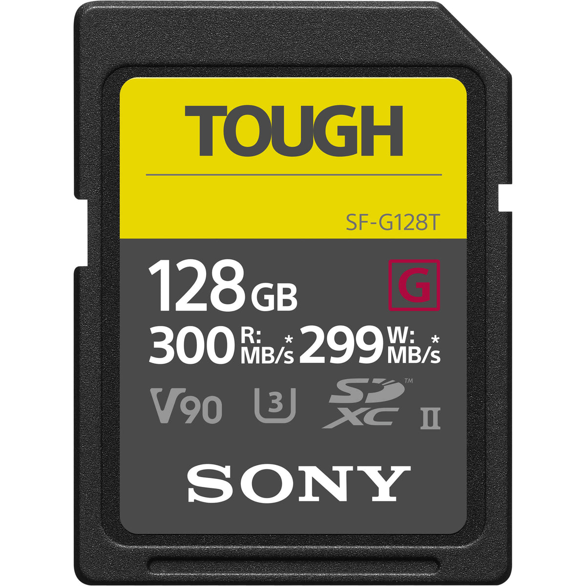 Tarjeta Sony 128GB SF-G TOUGH Serie UHS-II SDXC - vista principal
