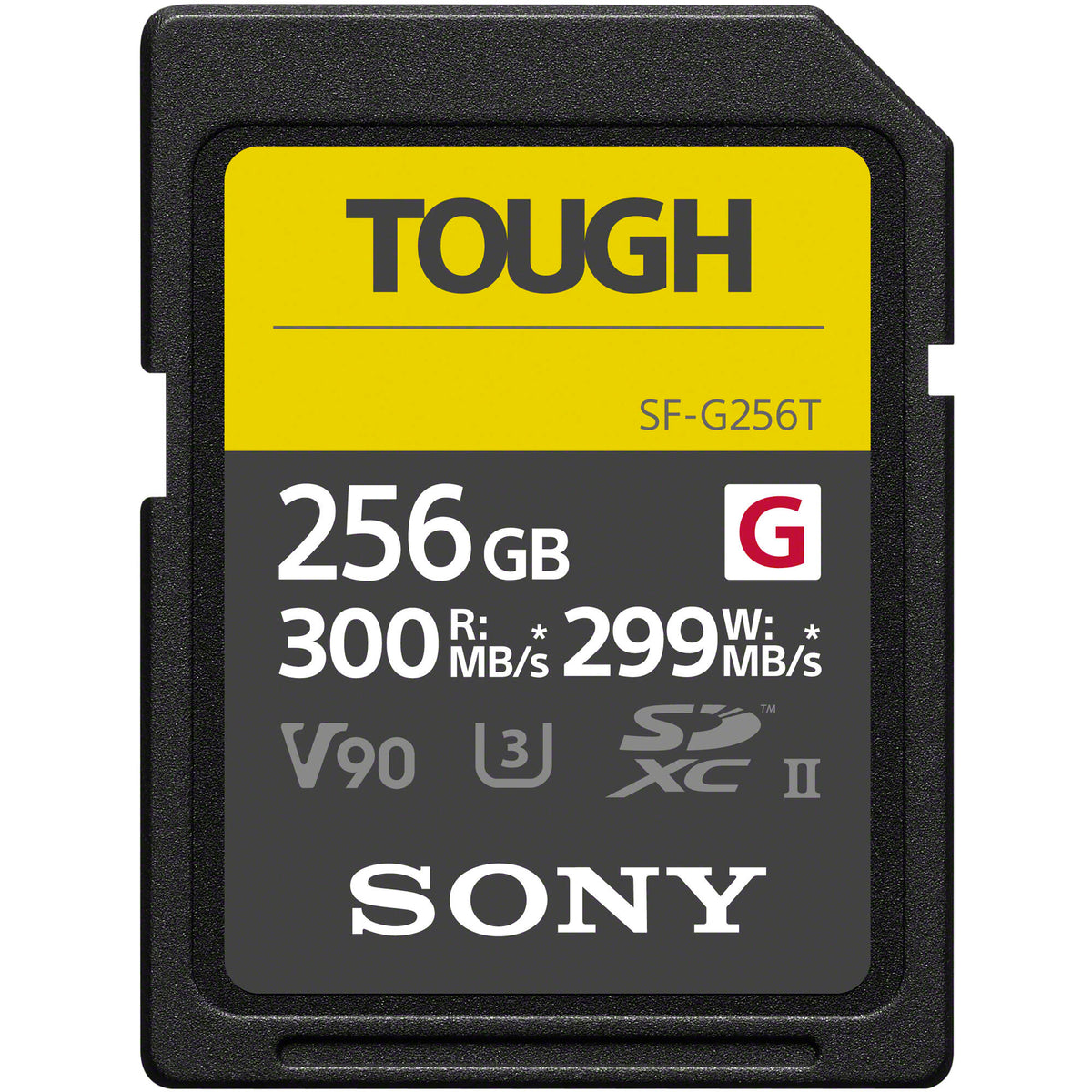 Tarjeta Sony 256GB SF-G TOUGH Serie UHS-II SDXC - vista principal