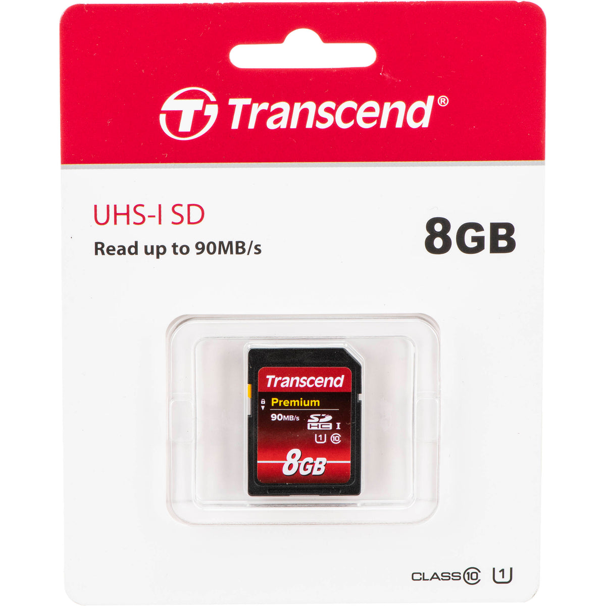 Tarjeta Transcend 8GB Premium UHS-I SDHC - vista principal
