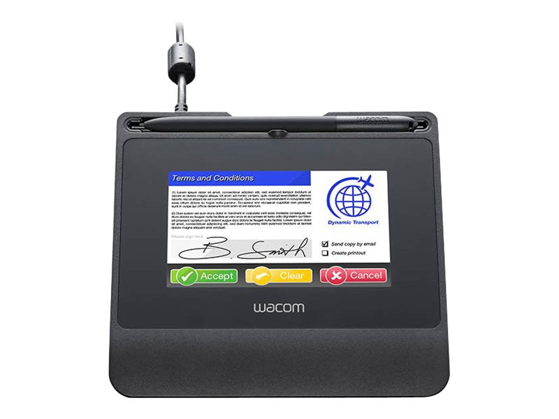 Terminal de Firma Wacom STU-540 Color Signature Pad Black - vista 1
