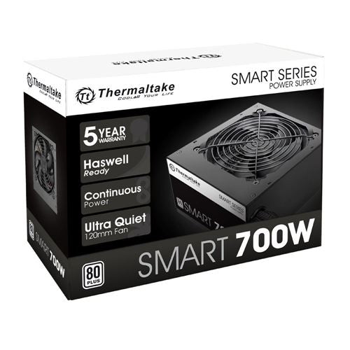Fuente de Poder Thermaltake Smart Series 700W 80 Plus ATX No Modular