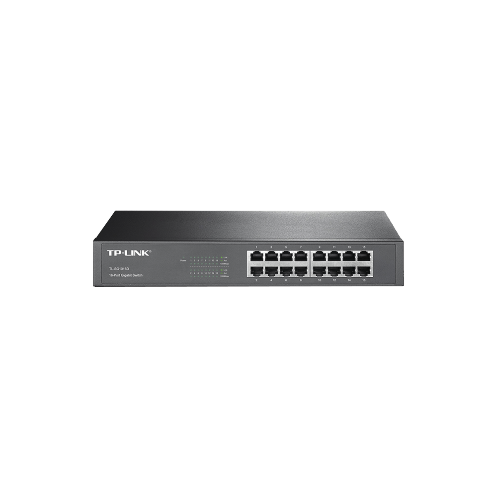Switch Gigabit no administrable TP-Link TL-SG1016D 16 puertos