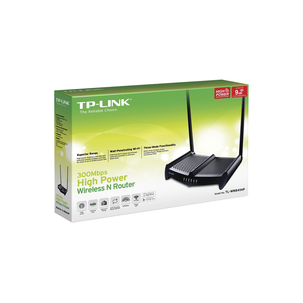 Router Inalámbrico de Alta Potencia TP-Link TL-WR841HP 4 puertos