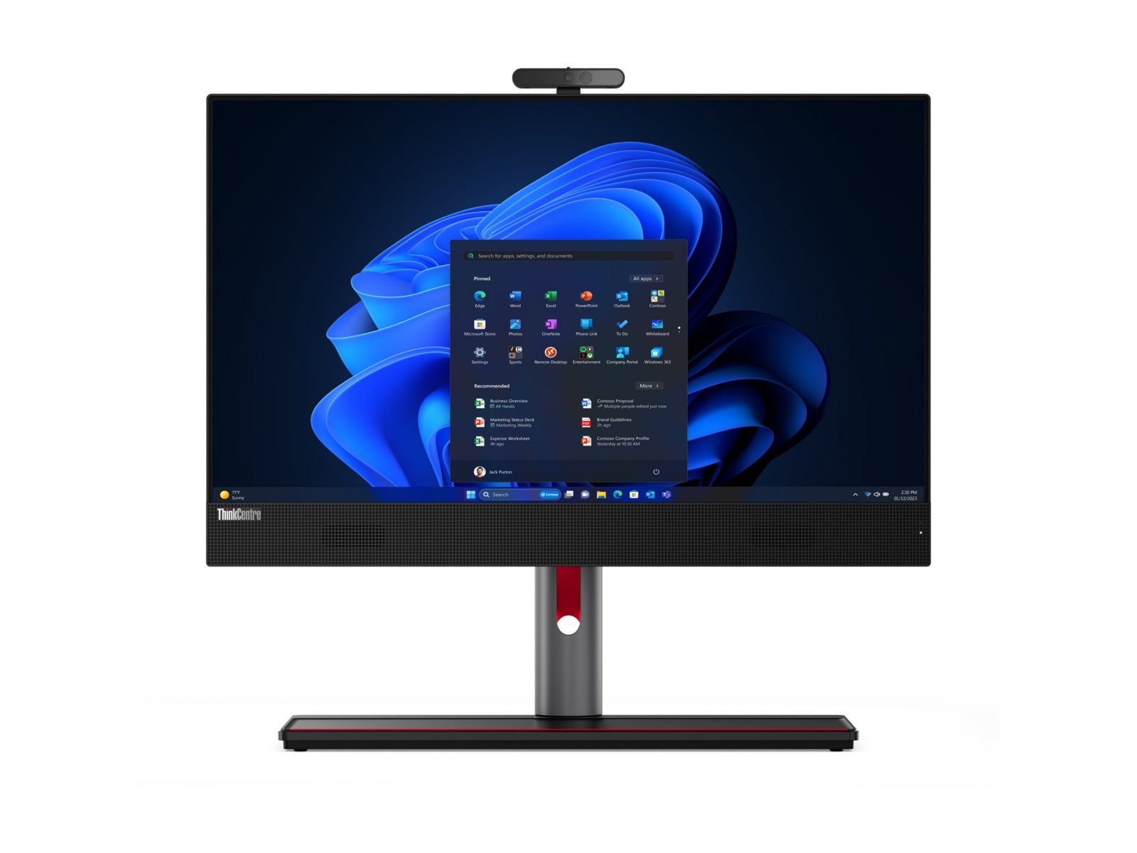 Todo en Uno Lenovo ThinkCentre M90a Gen 5 12SH, Intel Core i7 I7-14700 20 Núcleos, 32GB DDR5, SSD 1 TB - vista 2
