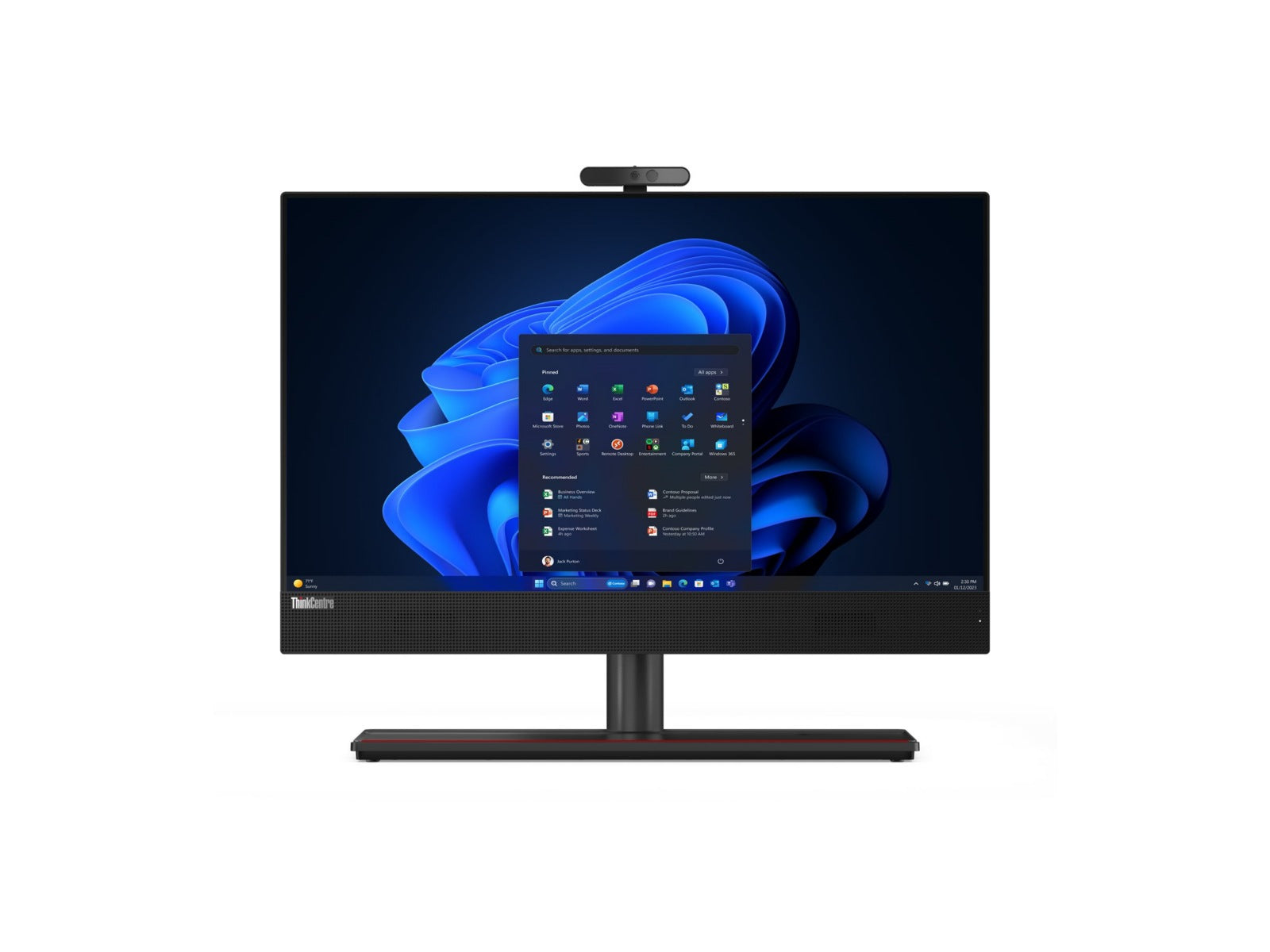 Todo en Uno Lenovo ThinkCentre M90a Gen 5 12SH, Intel Core i7 I7-14700 20 Núcleos, 16GB DDR5, SSD 512 GB - vista 3