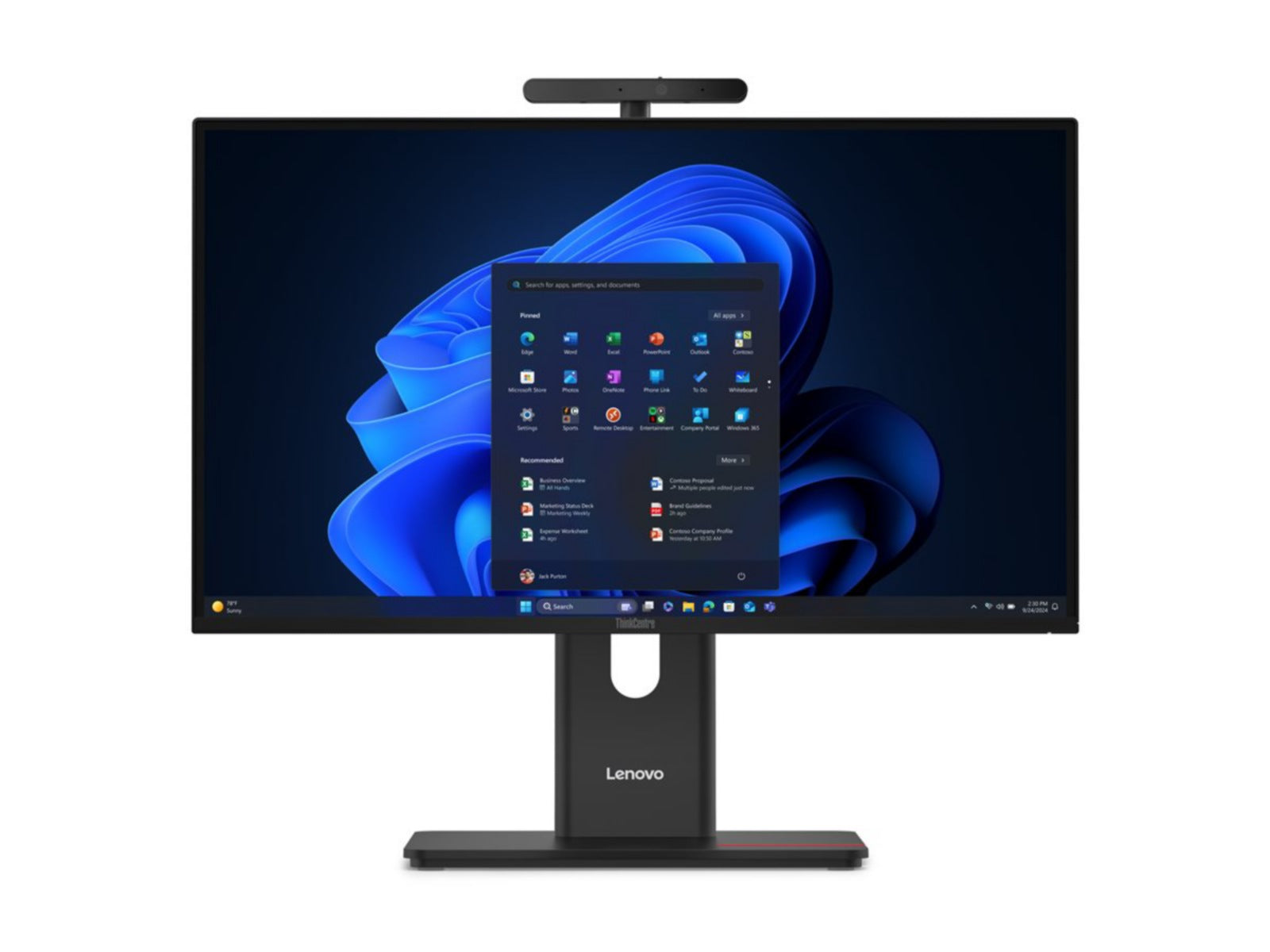 Todo en Uno Lenovo ThinkCentre M90a Gen 6 13AT, Intel Core Ultra 5 225 10 Núcleos, 16GB DDR5, SSD 512 GB, Inte - vista 3