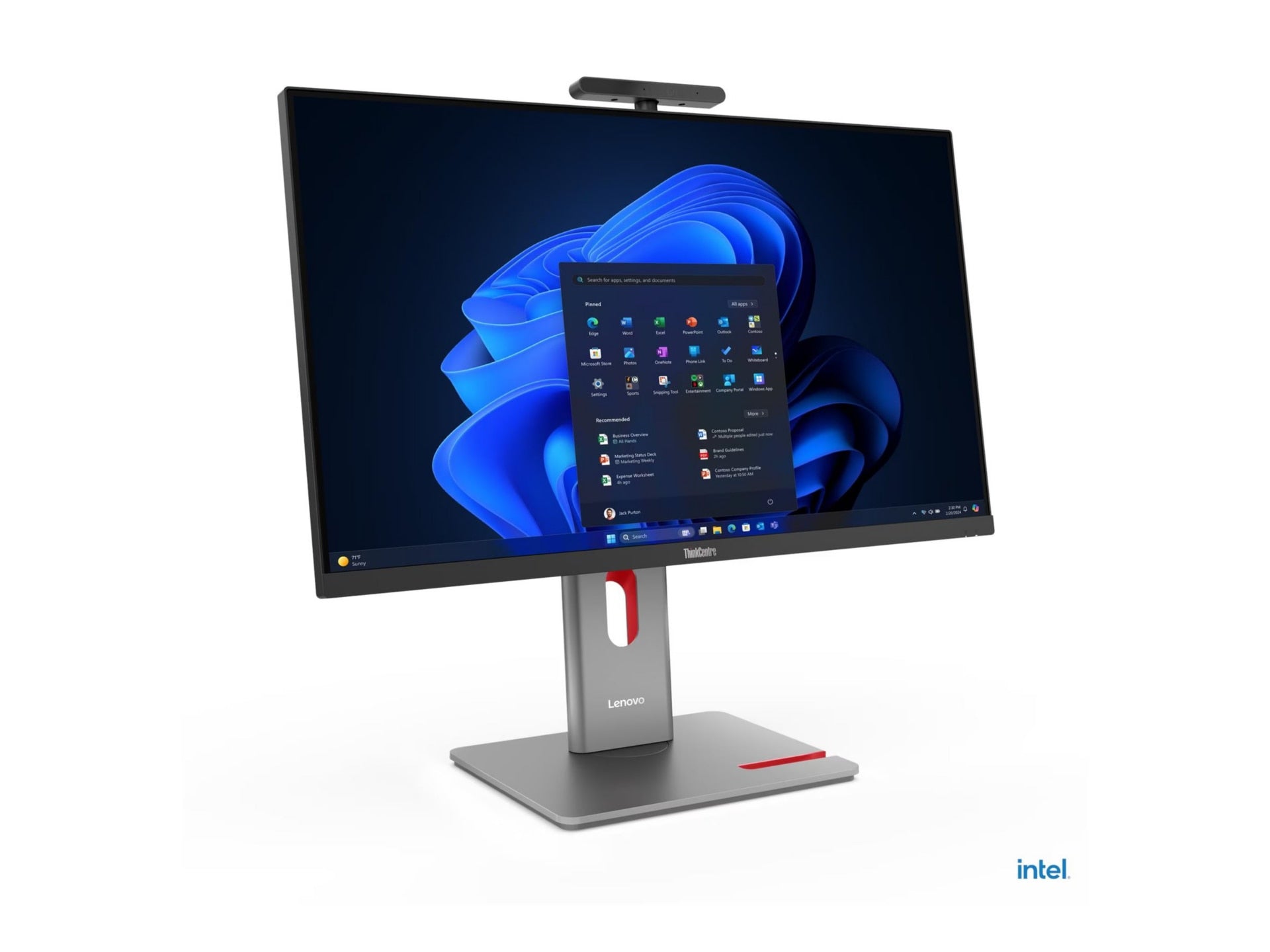 Todo en Uno Lenovo ThinkCentre M90a Pro Gen 6, Intel Core Ultra 7 265 20 Núcleos, 32GB DDR5, 512 GB SSD - vista 4