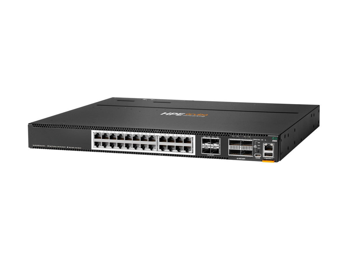 Transceptor de Red Aruba HPE Aruba Networking CX 8100 24x10GBase-T 4x10G SFP+ 4x40/100G QSFP28 Switch - vista 1