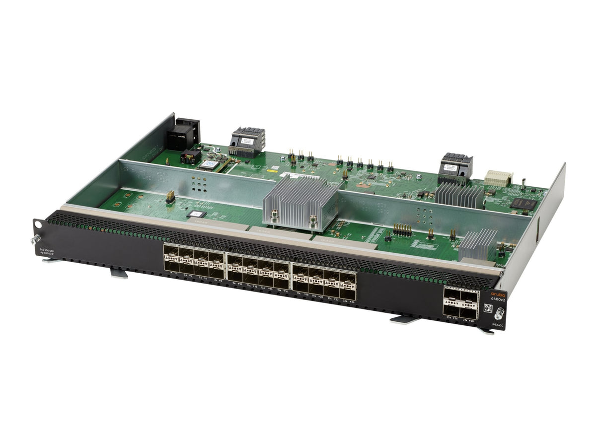 Transceptor de Red Aruba HPE Networking 6400 24-port SFP+ and 4-port SFP56 v2 Module - vista 1