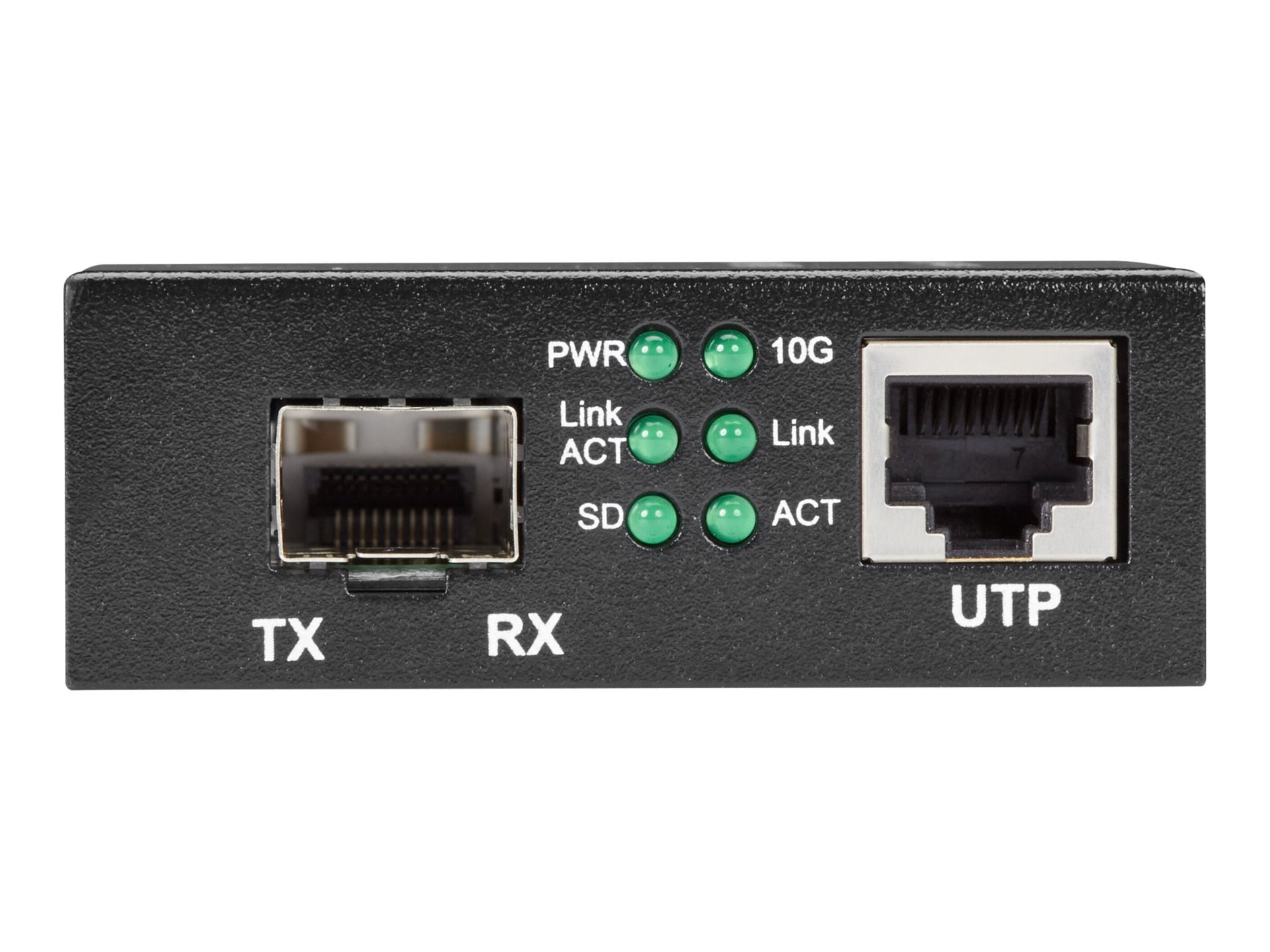 Transceptor de Red Black Box Pure Networking Copper to Fiber Media Converter 10GBASE-T to 10G SFP+ - vista 4