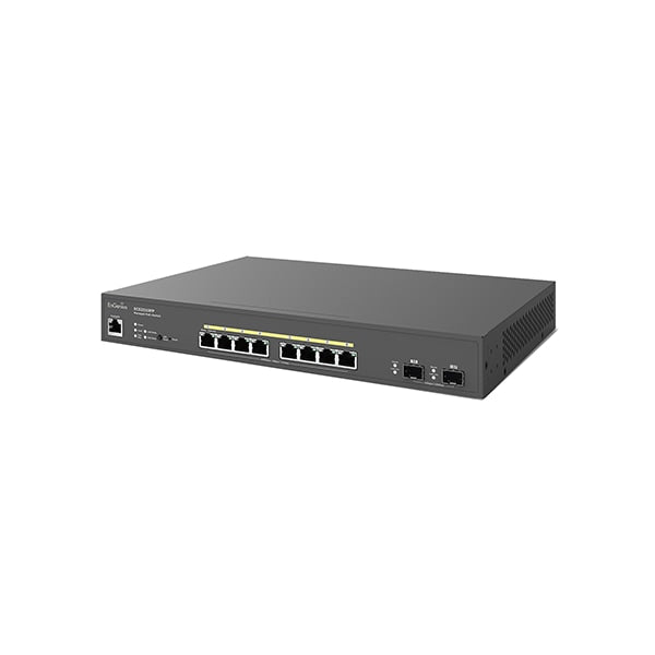 Transceptor de Red EnGenius 8-Port 240W PoE+ Multi-Gigabit Cloud Managed Switch - vista 1