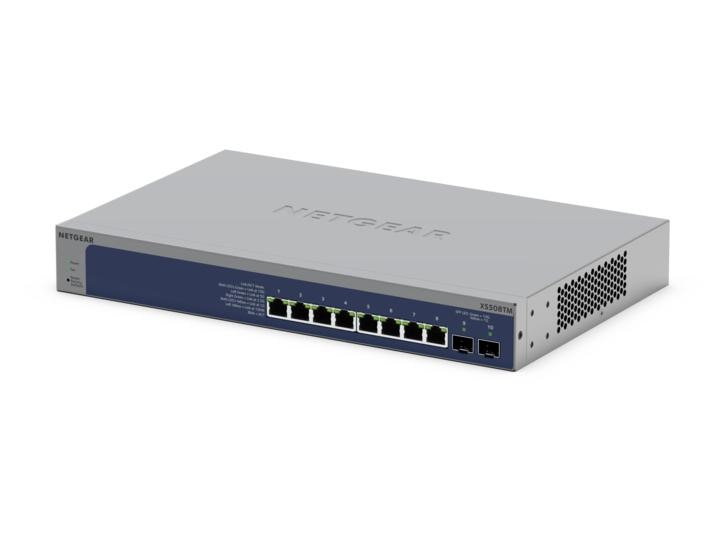 Transceptor de Red Epson NETGEAR XS508M 8-Port 10G/Multi-Gigabit Ethernet Smart Switch - vista 1
