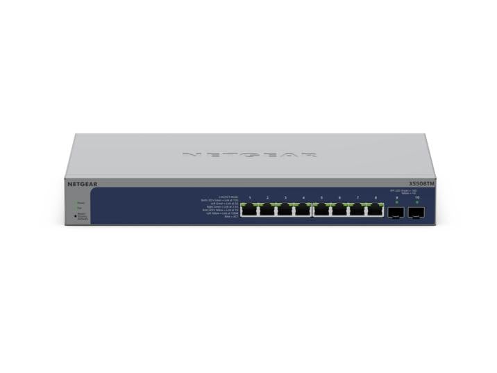 Transceptor de Red Epson NETGEAR XS508M 8-Port 10G/Multi-Gigabit Ethernet Smart Switch - vista 2