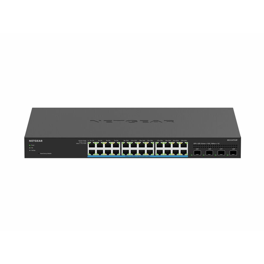 Transceptor de Red Netgear 24-Port Multi-Gigabit (2.5G) Ethernet Ultra60 PoE++ Smart Switch - vista 2